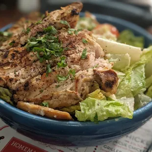 Lebanese Chicken Fattoush salad