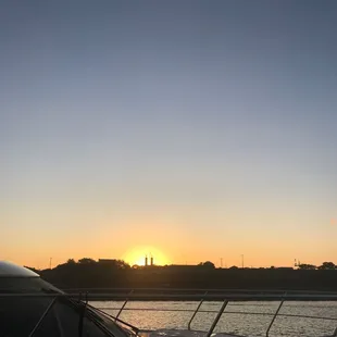 Sunset view from the patio