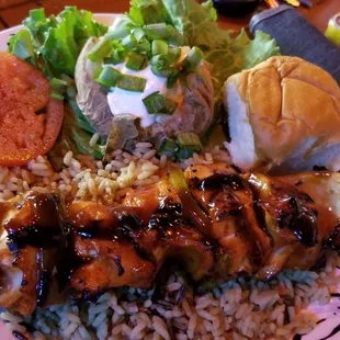 a plate of food