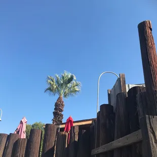 outside