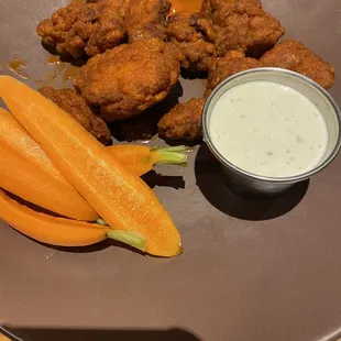 Boneless spicy chicken bites (not sure of the actual name)