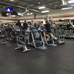 Cardio plus weight machines room
