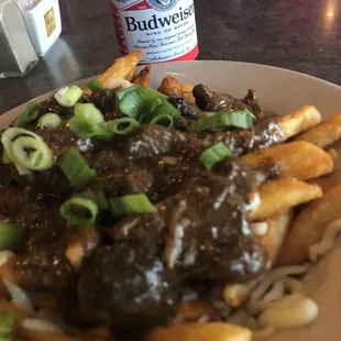 Poutine with pot roast