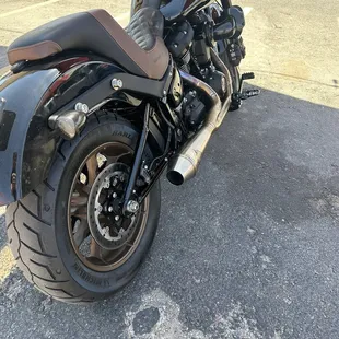 Bike wasn't cleaned still had oil all over the ride and rear brake