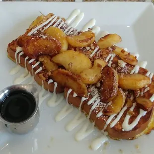 Apple pecan French toast