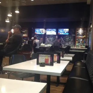 Inside of the lounge.