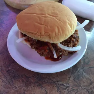 Chopped Beef Sandwich