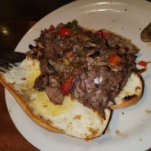 No mushrooms,  but with mushrooms