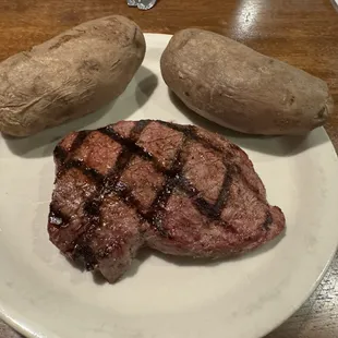 12 oz sirloin.