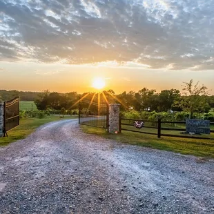 BarnHill front gates