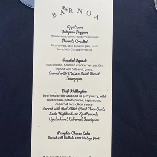 Special menu