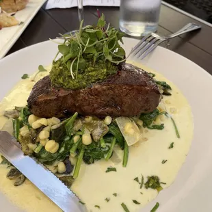 Flat iron steak