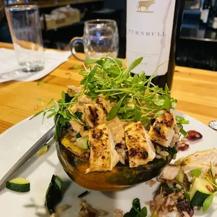 Acorn squash entrée