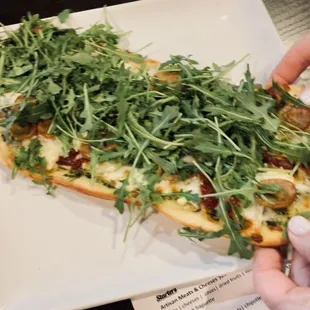 Chef special flat bread