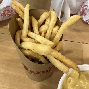 Delicious crispy fries