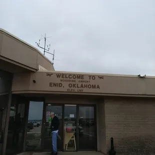 The entrance