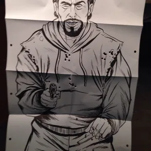 Tight groupings w my 686. Lower right is my Glock 23.