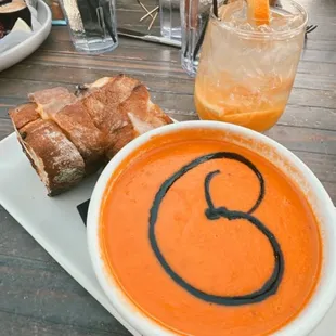 Grilled Cheese and Tomato Soup
