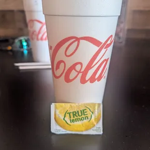 waffles, drink