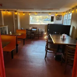 a view of the dining room