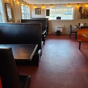 the interior of a restaurant