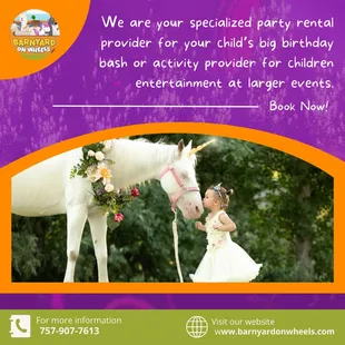 Yes! We have unicorn rentals traveling to your location!!
