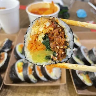 Spicy Pork Kimbap