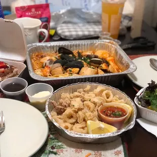 Orders take out. Foods all Amazing