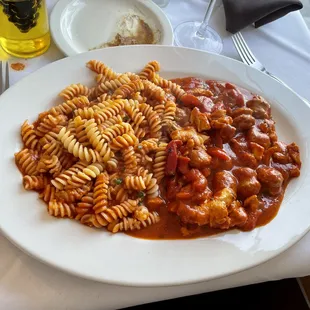 Salsicce e Pollo with Pasta
