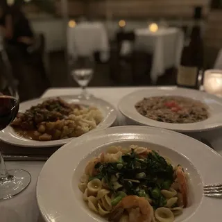 Orecchiette con Cime di Rapa e Gamberi