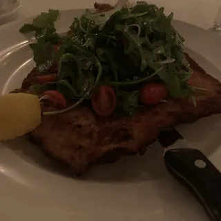 Veal chop milanes