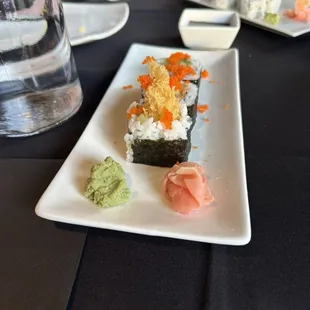 Shrimp Tempura Roll is good.
