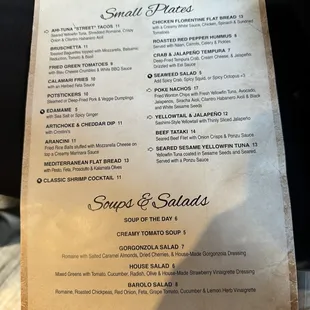 Menu Front