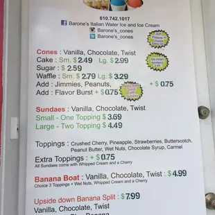 prices