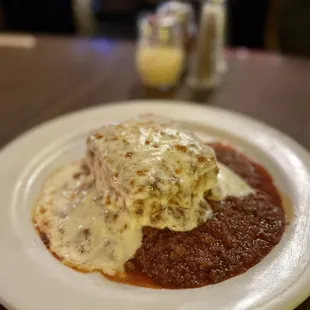 Lasagna Spaghetti with Meat Sauce or Meatball