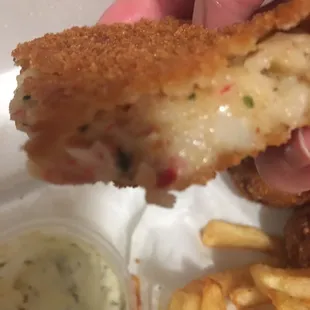 Where's the crab? All filler. Can't taste any crab!