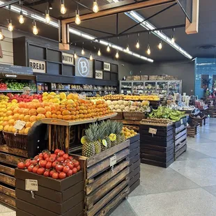 Beautiful produce department