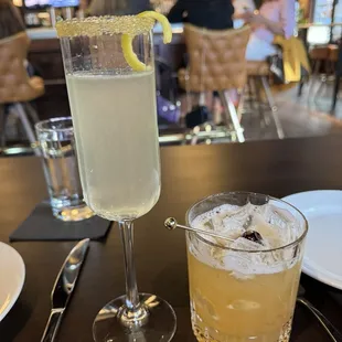 French 75 &amp; Amaretto Sour