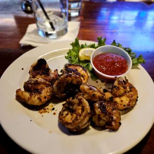 Blackened shrimp