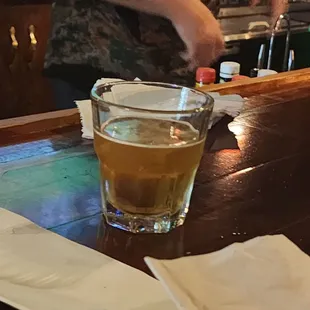 Crown chilled shot
