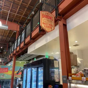 Register/ sign inside shopping center