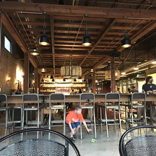 The indoor space at Barquentine