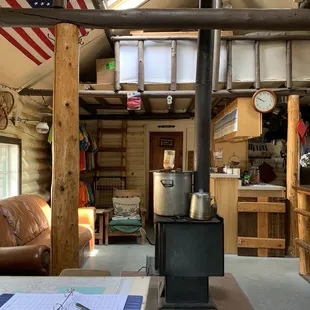 View of inside of cabin from entrance