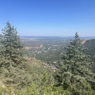 View of town from two miles up