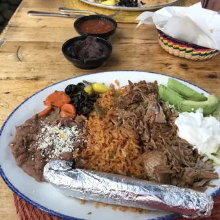 Barra Barra Pork Carnitas Platter