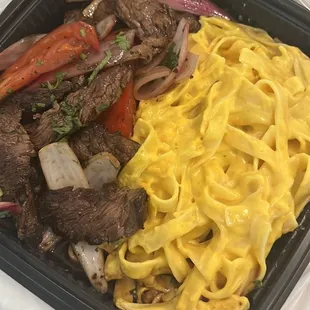 huancaina lomo saltado