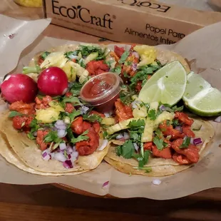 Chicken Al Pastor Tacos