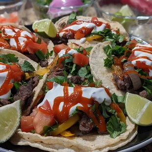 Choose from a variety of specialty tacos