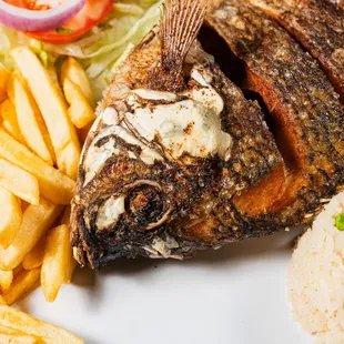 Mojarra Frita - Fried Tilapia