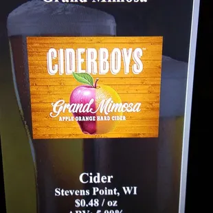 cidery&apos;s hard cid grand mimosa